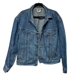 Lee Riders Vintage Jean Jacket 90s Y2K Mens Unisex XL Trucker Cotton Denim